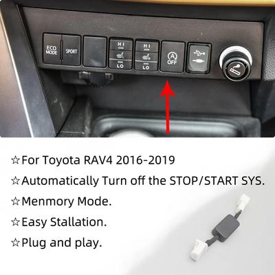 Für Toyota RAV4 2016 2017 2018 2019 Automatisches Stopp-Start Auto Aus Gerät Deaktivierungskabel Smart Adapter Stecker Schließer Deaktivierer