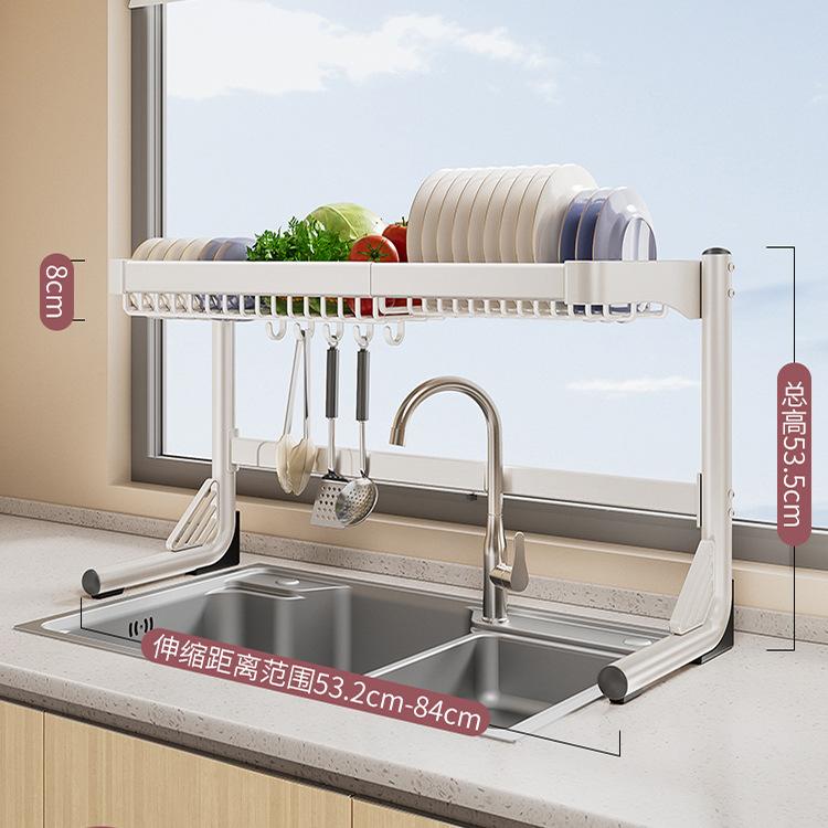 

Стойка для хранения кухонных приборов из нержавеющей стали, держатель для раковины, разделочная доска для столешницы, полка для слива кухонных принадлежностей, кухонный органайзер