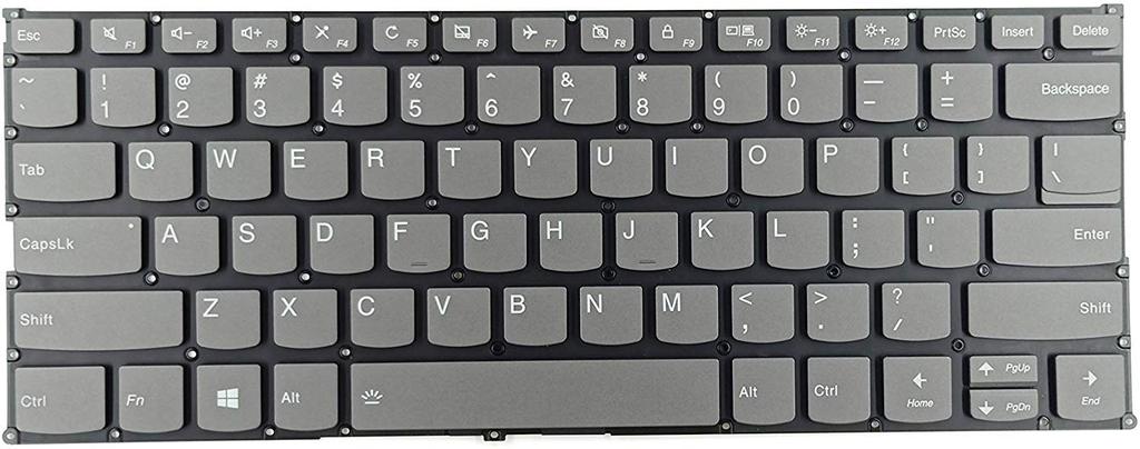 KBR Ersatz-Tastatur mit Hintergrundbeleuchtung für Laptops der Yoga Flex-Serie, kompatibel mit US-Layout 730-13IKB 730-13IWL 730-15IKB 730-15IWL