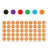 Nummernaufkleber 1-50 Etikett Nummernaufkleber Für DIY Basteln Nagellack Klebeflasche Scrapbooking Tagebuch Schreibwaren Digitaler Aufkleber