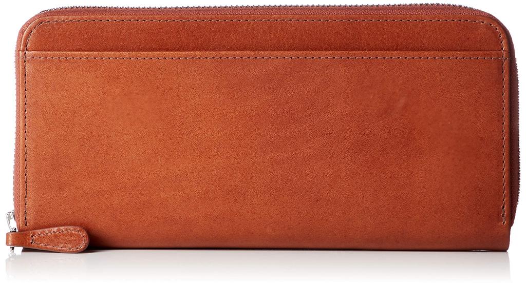 Whitehouse Cox S1088 SADDLE LEATHER COLLECTION Leather Wallet with Round COGNAC Zipper, [Used]