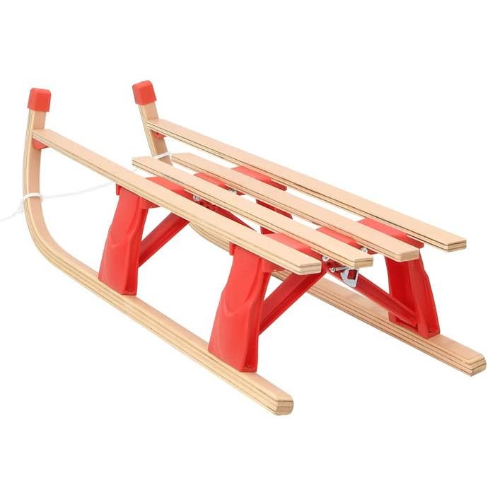 VidaXL Traîneau Pliable Luge d'Extérieur Ensemble de Jouet de Plein Air Equipement de Sports de Ski Corde de Traction Sports 93696