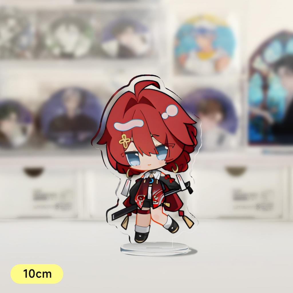 New Hot Game Wuthering Waves LINGYANG Jiyan Yangyang Acrylic Stand Figure Display Cosplay Charm Desktop Model Plate Ornament