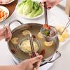 Stainless Steel Mesh Strainer Fine Mesh Durable Handle For Home Kitchen Noodle Frying Draining