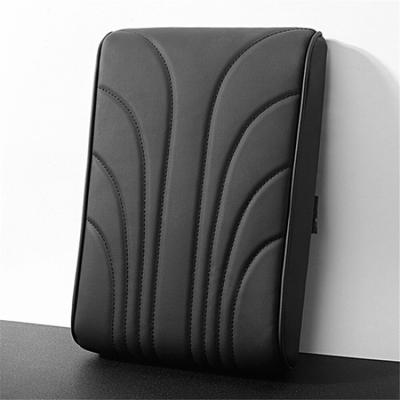 Funda de Cojín para Caja de Reposabrazos de Consola Central de Coche Universal de Cuero PU