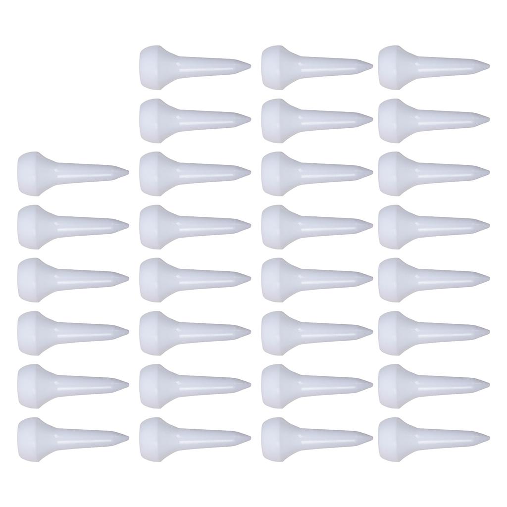 30Pcs Mushroom Head Golf Tees Ball Holder Portable Golf Training Tool Golf Practice Tees for Backyard Beginners