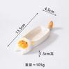 Cute Ceramic Cat Dipping Dish, Ceramic Household Soy Sauce Dish, Tomato Sauce Small Dish, Multifunctional Chopstick Holder