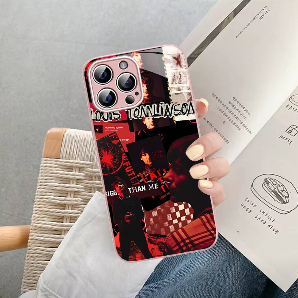 L-Luis M-Miguel Singer For IPhone 14 13 12 Mini 11 Pro XS Max X XR 14 Plus Tempered Glass Cover