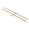 ammoon 12 Pairs of 5A Wooden  sticks   Sticks Fraxinus Mandshurica Wood   Set Accessories
