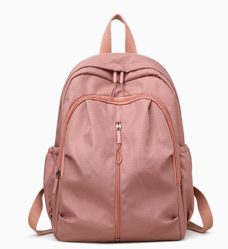Fashion Casual Backpack Travel Backpack Anti-Splashing Fashion Middle School Student Lightweight Large Capacity Backpack small розовый