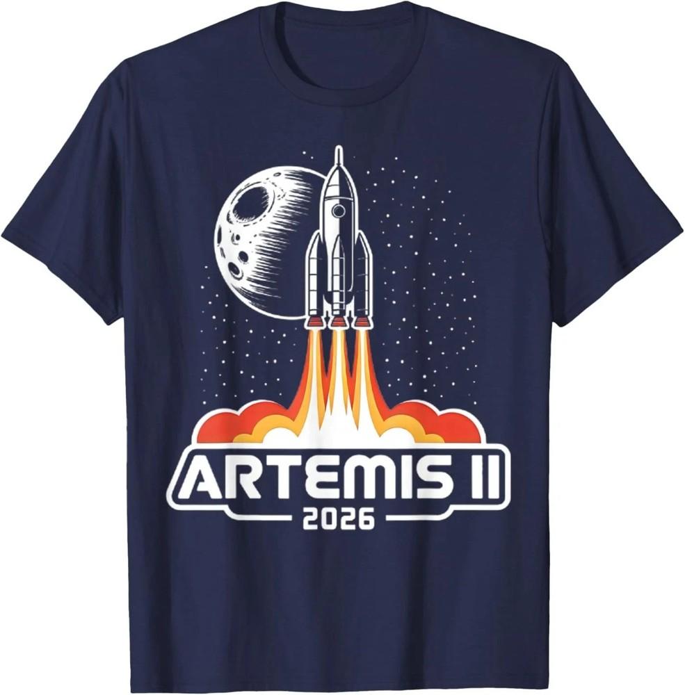Artemis II Возвращение на Луну 2026 Унисекс Футболка Унисекс Футболка S