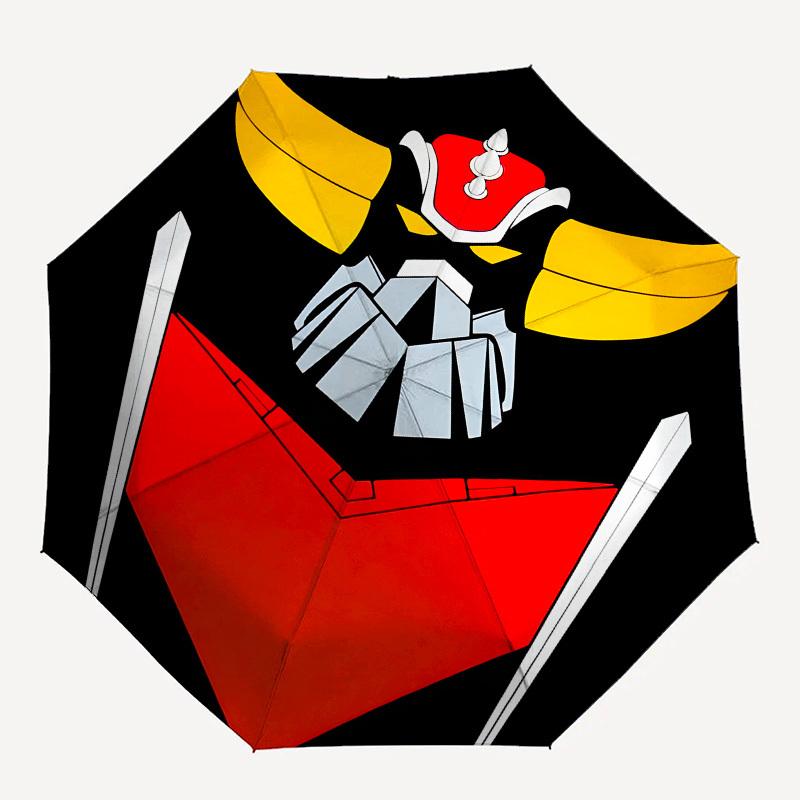 Gundam, Robot- Automatic Opening and Closing, 8-rib Structure Portable Umbrella, Suitable for Men and Women in All Seasons - Perfect Gift fo