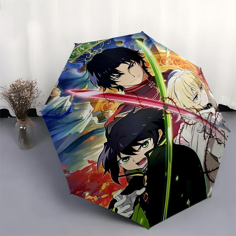 1pc Anime Characters Outdoor Umbrella - Automatic Opening/Closing, 3-Fold Design with 8-Rib Iron Frame - Perfect Gift for Fans, Travelers, Daily Use,
