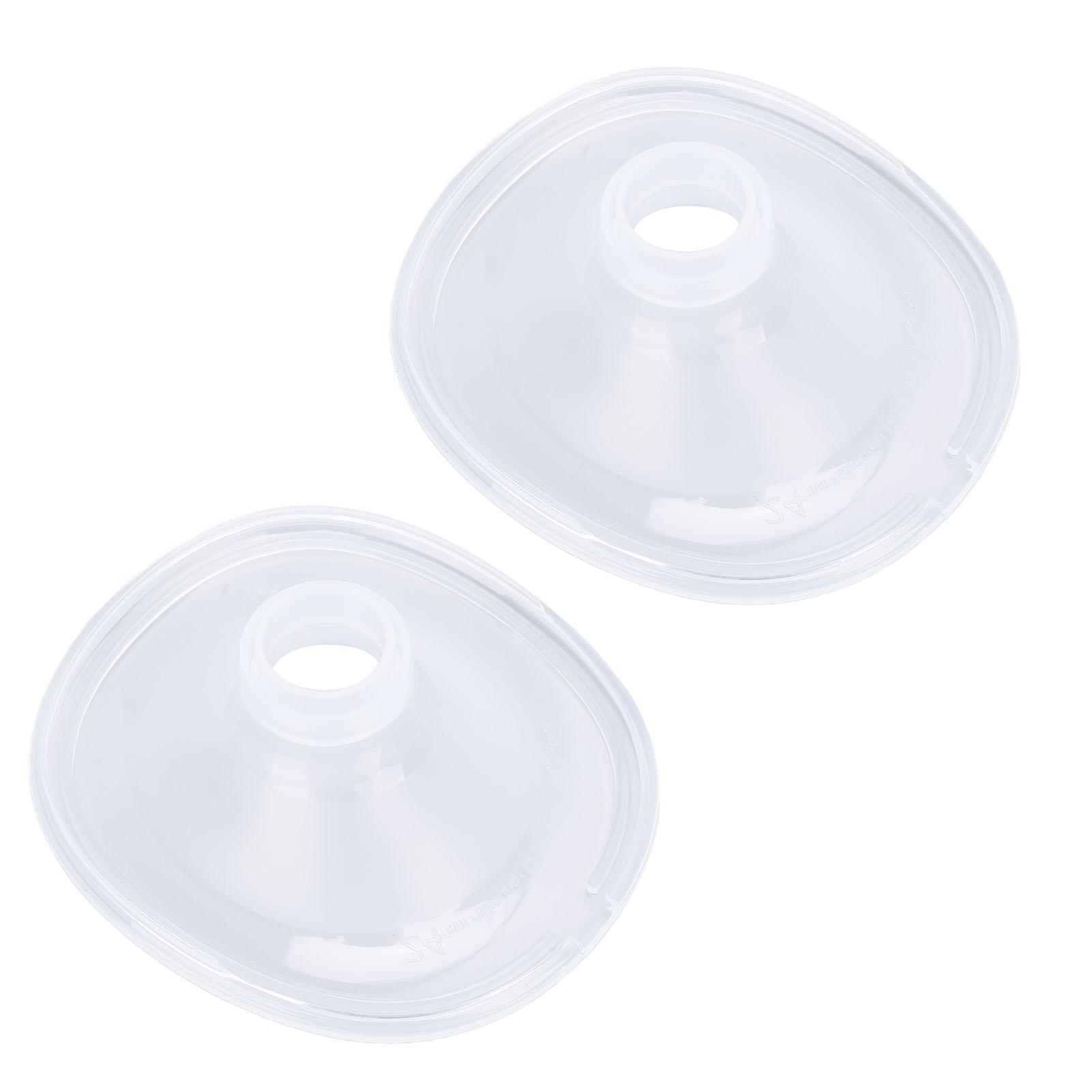 2 шт. Силиконовый воронка для 2-х портативных молокоотсосов Аксессуары Запасная воронка Подушечка-вставка Запасные части