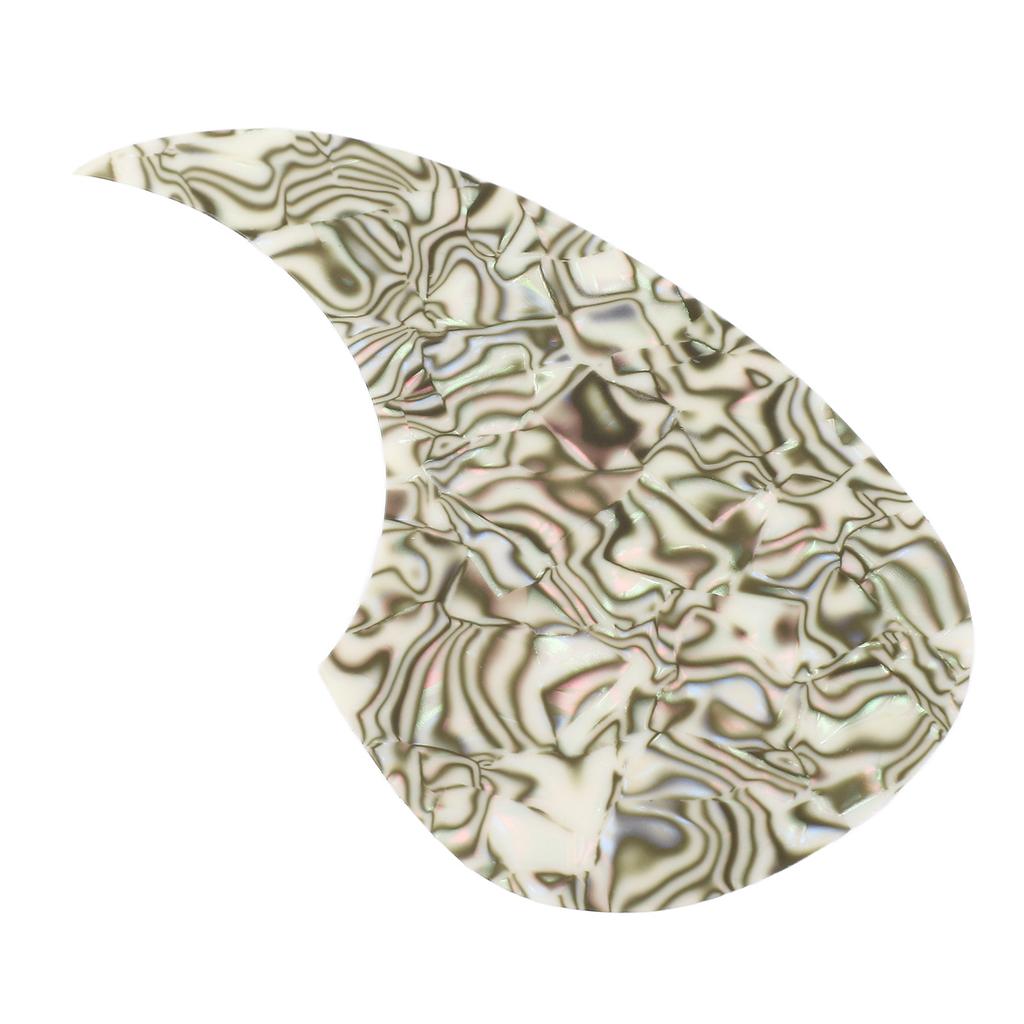 Guitar Pickguard Light Colored Shell Color Anti Scratch Decorative Acoustic Guitar Guard 128mm