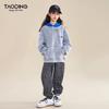 Girls' Autumn/Winter Fleece-Lined Hooded Sweatshirt