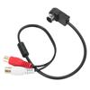 Car Radio AUX IN RCA Audio Cable Adapter Replacement for Alpine KCA121B Ainet Player 9887 105 117