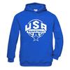 Kids Hoodie - NPZ - Basketball - Royal Blue - Kangaroo Pocket - Long Sleeves