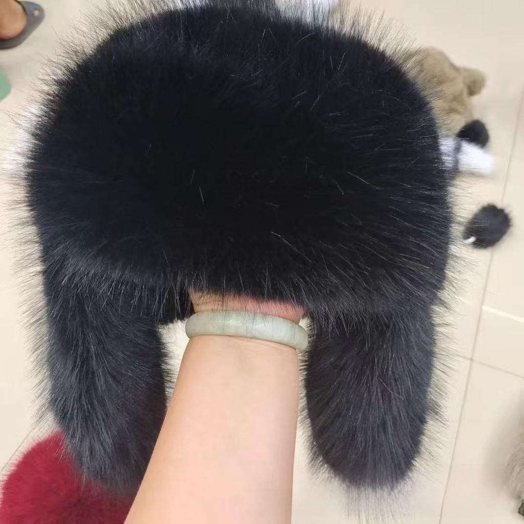 

Plush Faux Fur Beanie For Men And Women With Insulated Construction For Winter Outdoor Activities Black