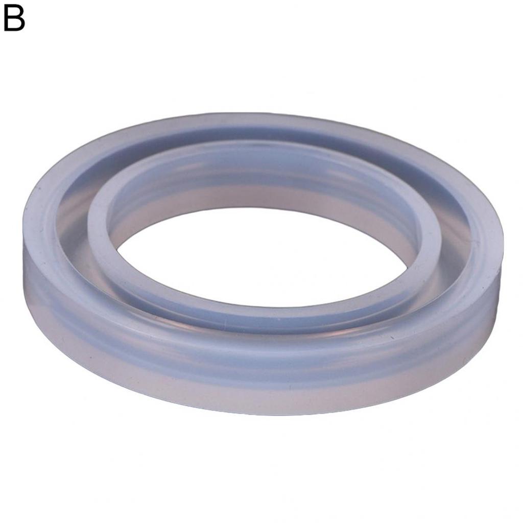 Rund silikon armring gjutform för harts armband smycken DIY Craft Tool