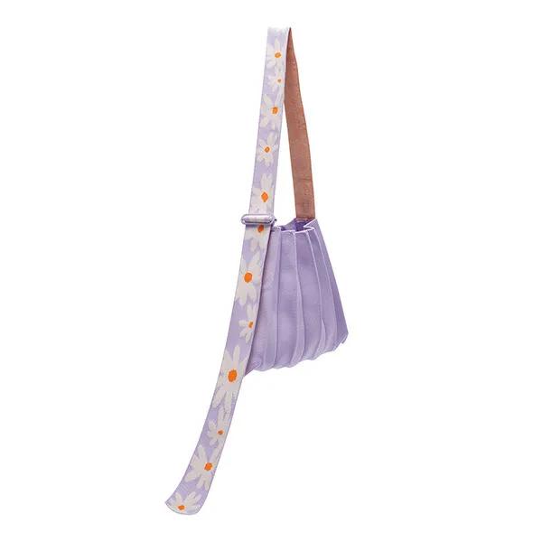 Lucky Pleats Knit Daisy Wing Lavender