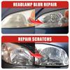 Car Headlight Restoration Polishing Kit - Scratch Remover and Oxidation Cleaning Repair Paste, for Headlight Assembly