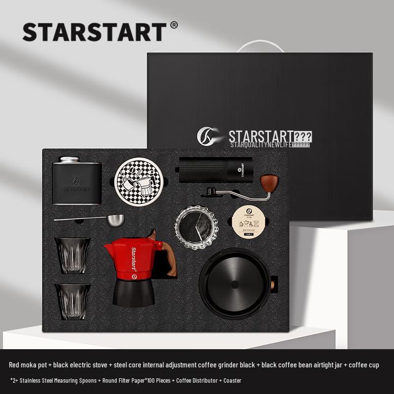 

STAR-START Moka Pot Coffee Gift Set