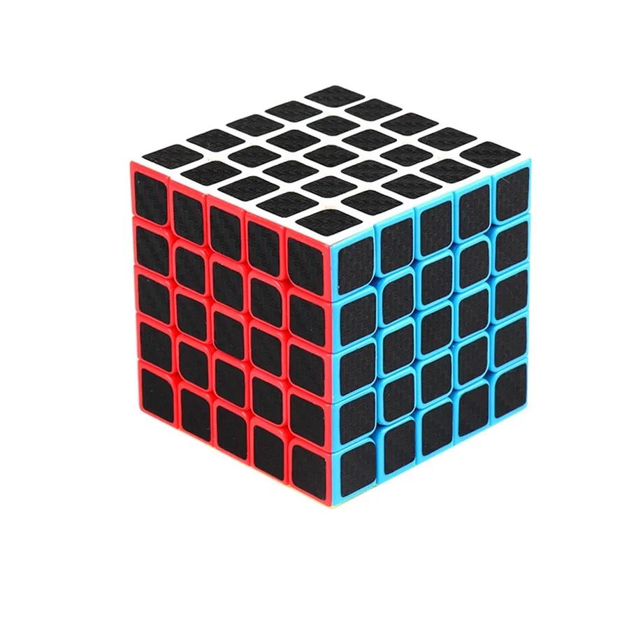 Meilong Carbon Fiber Cube 2x2x2 3x3x3 4x4x4 Pyramid Skew SQ1 Megaminx Puzzle For Beginners and Professionals