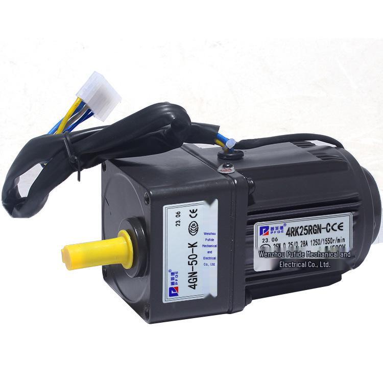25W 220V Reversible AC Gear Motor with Adjustable Speed 4RK25GN-C