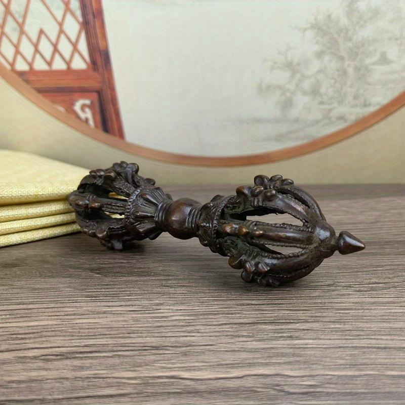 Tibetan Old Ritual Nine-strand Dorje Vajra Tibet Buddhism Pendant Necklace Jewelry Car Decoration