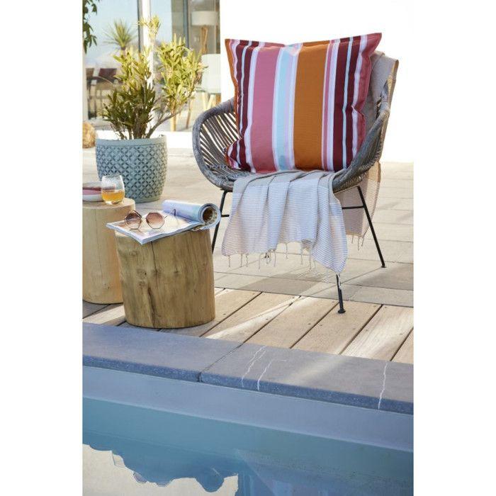 "Outdoor" Cushion Cover All Sizes The Butterfly Effect - Bianca Feu - Cushion Cover 60 X 60 Cm