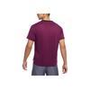 Nike Casual Breathable Running Training Short Sleeve T-Shirt Men Tops Burgundy DM4644-610