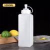 1pc Plastic Squeeze Sauce Bottle 800/1000ml Large Caliber Dressing Bottle Seasoning Bottle Kitchen Condiment Dispenser Gadgets