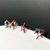 Fashion Y2K Open Rings Punk Finger Bands Rings Adjustable Colorful Five Point Stars Knuckles Rings Statement Jewelry