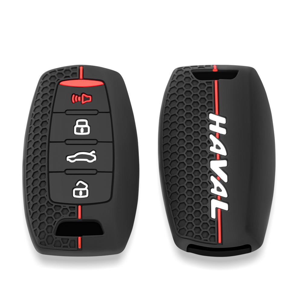 Silikon-Schlüsselhülle für Haval F7x H6 2023, Zubehör, Autoschlüssel-Abdeckung, Schlüsselanhänger für Haval Jolion Joico Jollein F7 H6 Jolyon F7H Dargo