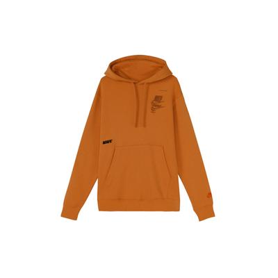 Nike Kängurutasche Besticktes Logo Hoodie Herren Oberteile Orange DM6874-808