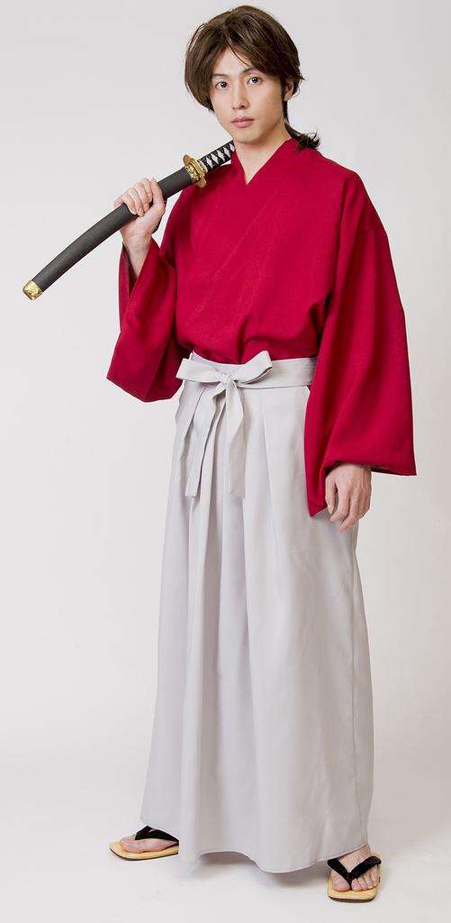 Clearstone Nari Character Research Club Cosplay Halloween Samurai Unisex Red