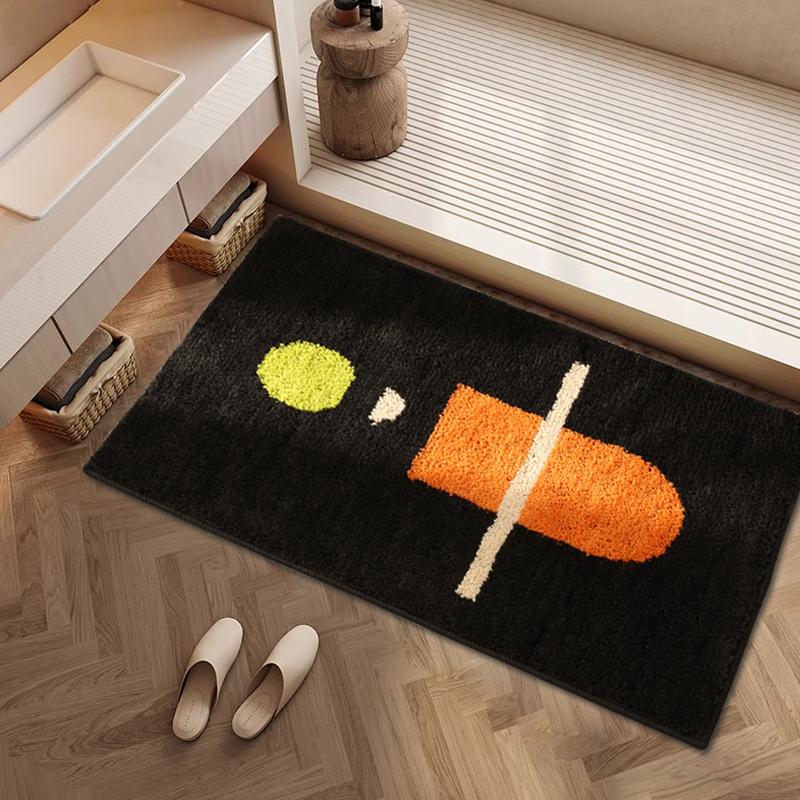 Creative Pattern Carpets for Water-absorbing and Anti-slip Home Decoration In the Living Room, Bathroom and Bedroom