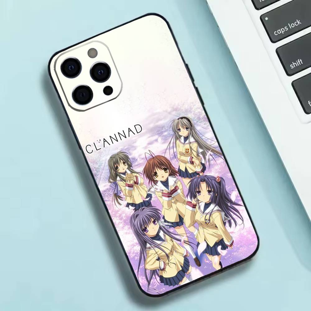 C-Clannad The cutest Anime Phone Case Silicone Soft For IPhone 17 16 15 14 13 12 11 X XR Plus Pro Max Plus