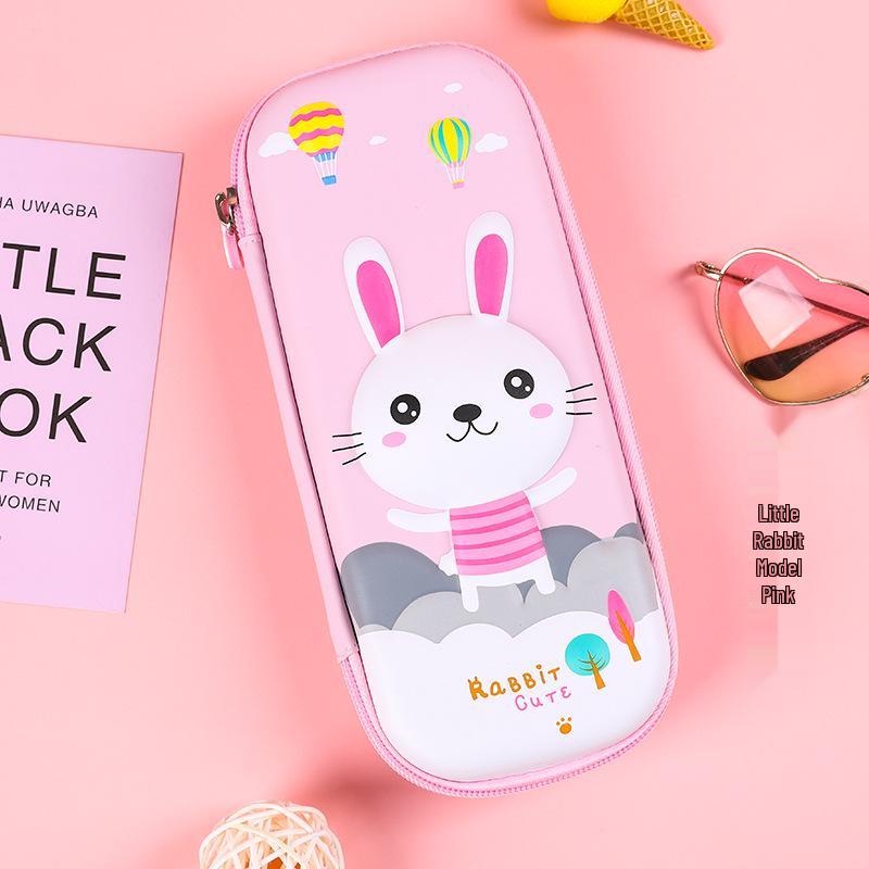 2024 Cute Capybara Kids' Large Capacity Thickened Pencil Case