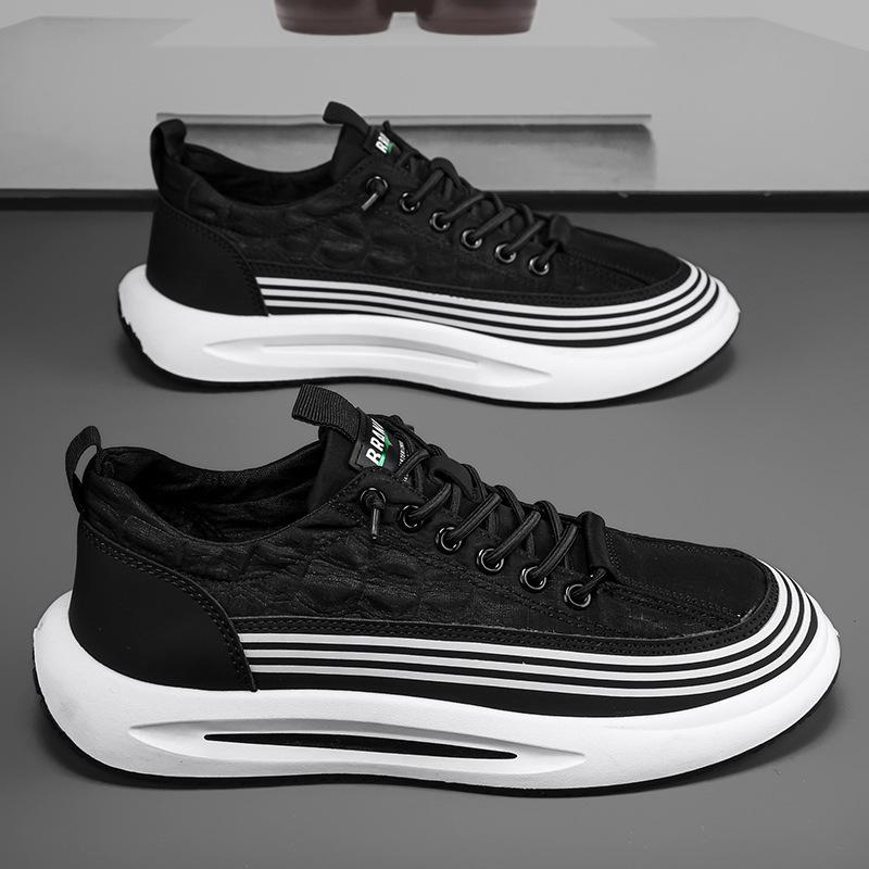 

Мужские универсальные летние спортивные туфли-слипоны 2024 года - Молодежные, удобные, дышащие, повседневного дизайна из ледяного шелка 44 чёрный