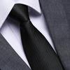 Cravatta Nera Senza Zip da Uomo Professionale Business Casual Matrimonio Sposo Edizione Coreana Cravatta a Tirare