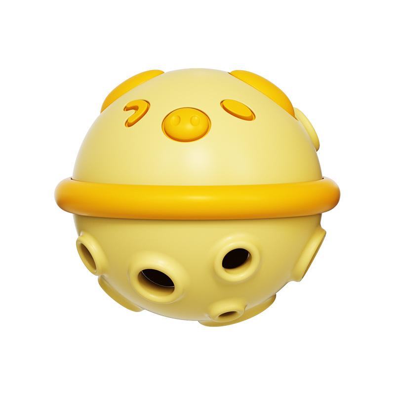 Dog Toy Rolling Voice Ball Beanie Pig Squeaky Bite-Resistant Plastic Food-Grade Material Relieve Boredom Pet Toy