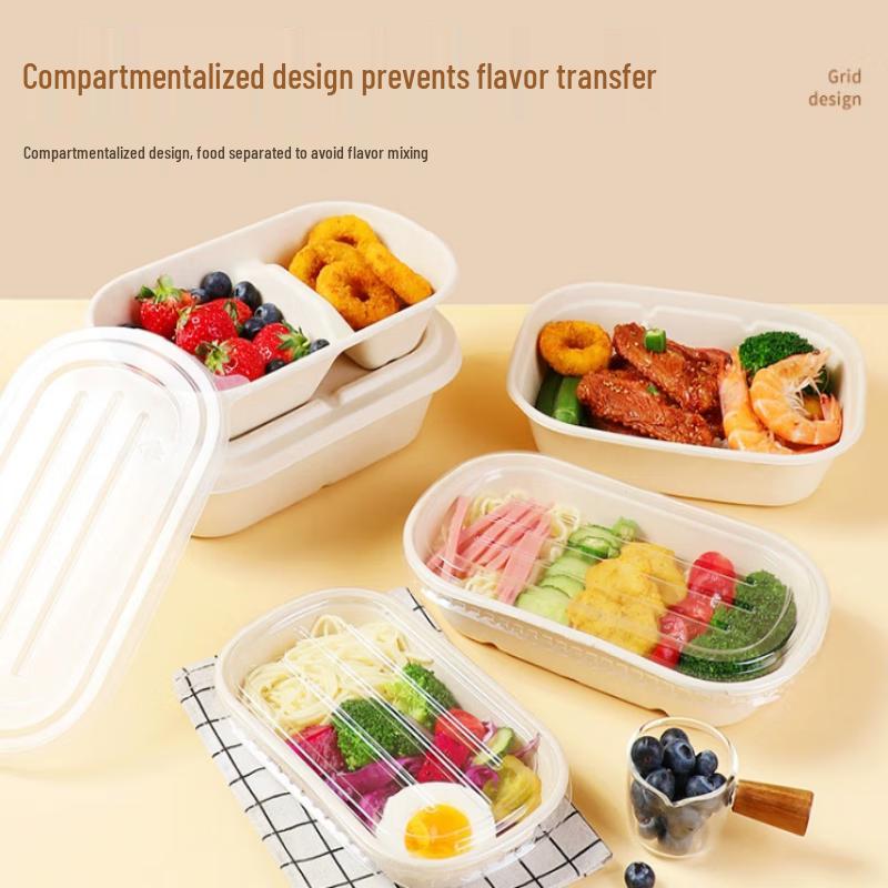 BOUSSAC Degradable Pulp Takeout Food Containers