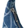 Calvin Klein Elegant Commuter Style Monogram Jacquard Print Underarm Bag Women Handbags Rainbow-Blue 4F3431G-YBN