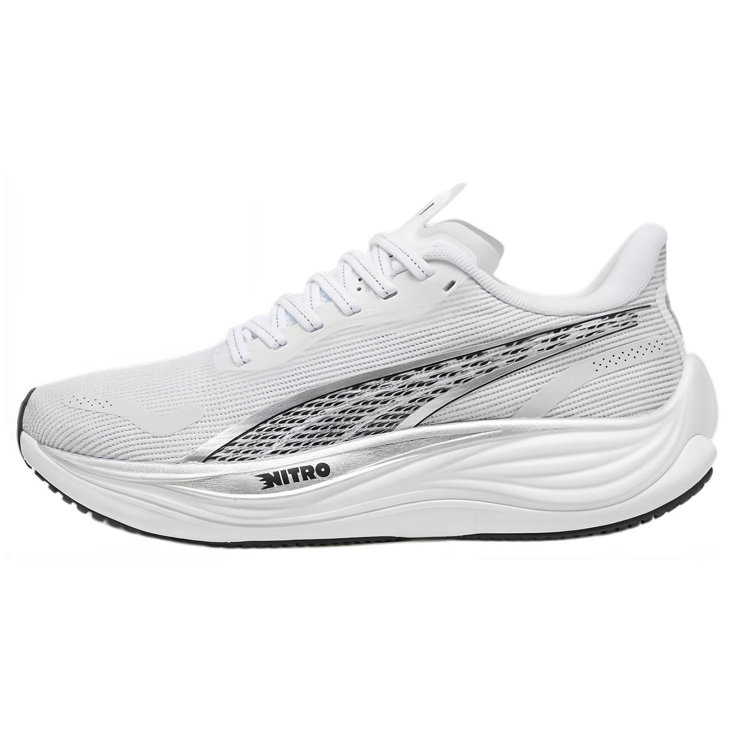 

New PUMA Velocity Nitro 3 White Silver Women s 377749-05 39