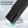 For Samsung Galaxy Z Fold7 5G Kickstand Case Bi-fold Card Bag PU Leather Coated TPU Cover Magnetic Case