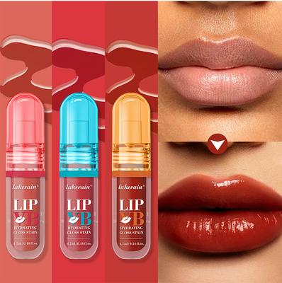 Lip Stain Lip Vb Hydrating Gloss Long-Lasting 12Hr Hydration Vanilla Flavor Moisturize Nourish Soothe Lips Instant Glossy Lipss
