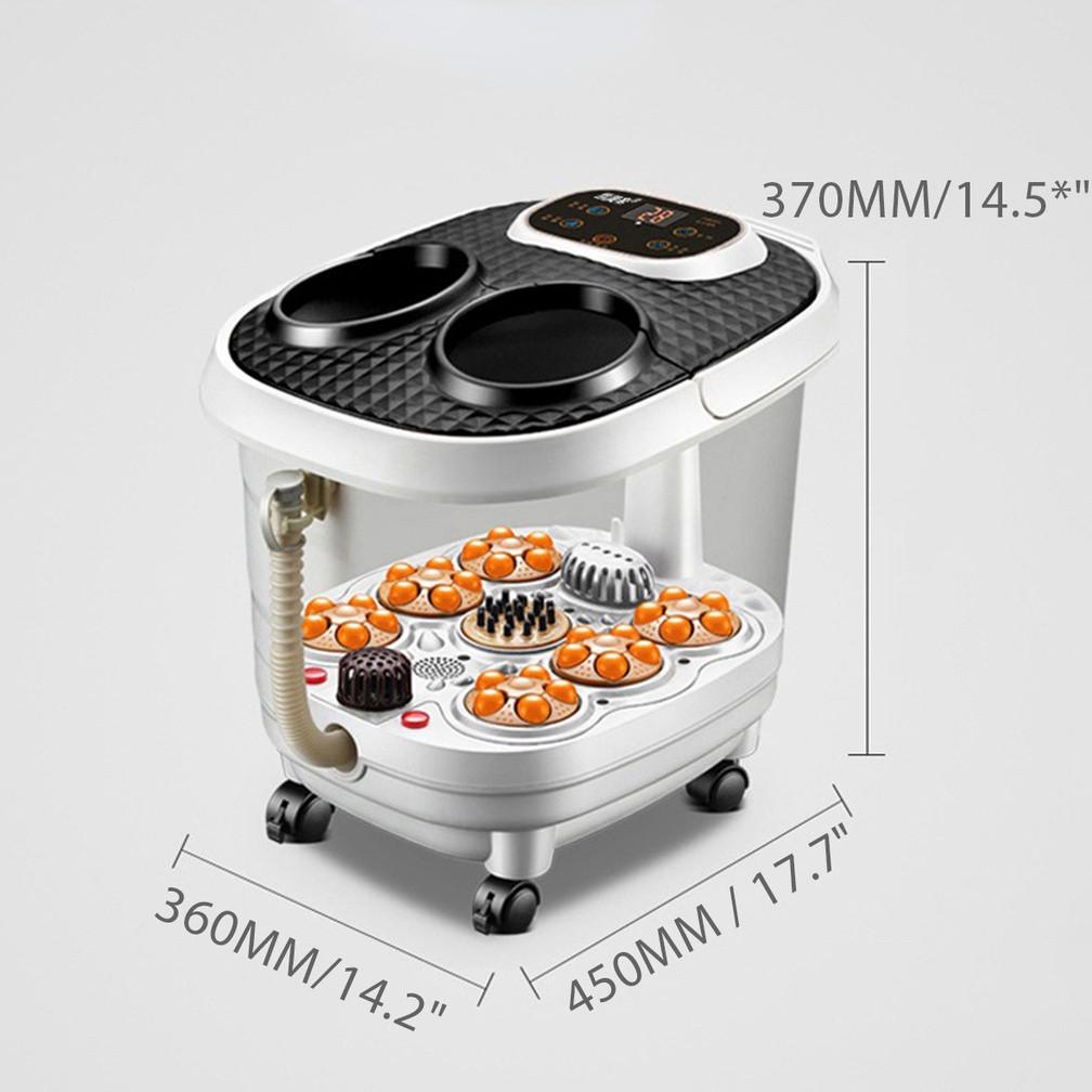 Household Constant Temperature Fumigation Foot Therapy Device Foot Spa Bath Massager Automatic Electric Roller Massager