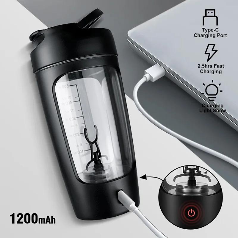 Portable Electric Mixer Cup for Outdoor Exercise Protein Powder Shake Efficient Fitness Shaker Cup